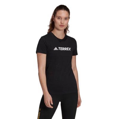 tee-shirt de randonnée à manches courtes femme terrex classic logo
