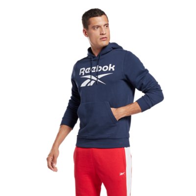 sweatshirt à capuche homme identity big logo