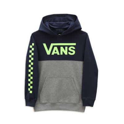 sweatshirt à capuche garçon vans classic block po boys