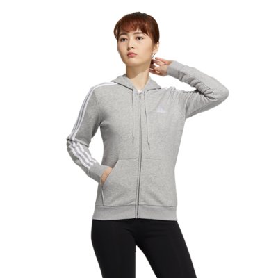 sweatshirt zippé à capuche femme 3s fl c pt