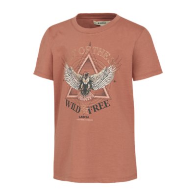 tee-shirt à manches courtes fille lila