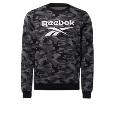 sweatshirt homme reebok id camo crew