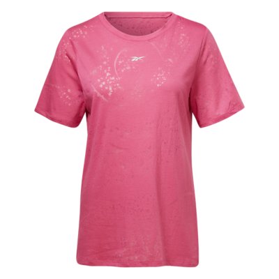tee-shirt à manches courtes femme burnout