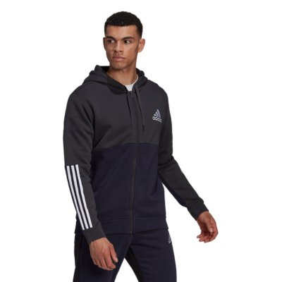 sweatshirt zippé à capuche homme m cb fz hd