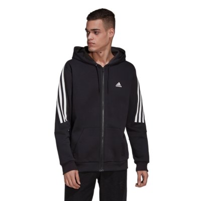 sweatshirt zippé à capuche homme m fi 3s fz