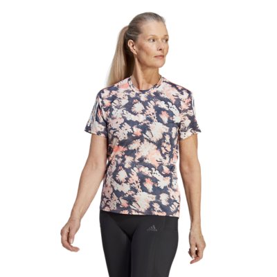 tee-shirt de running à manches courtes femme own the run summer cooler