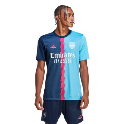 maillot d'avant match de football homme arsenal 22/23