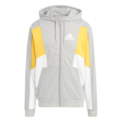 sweatshirt zippé à capuche homme m ess cb fz hd