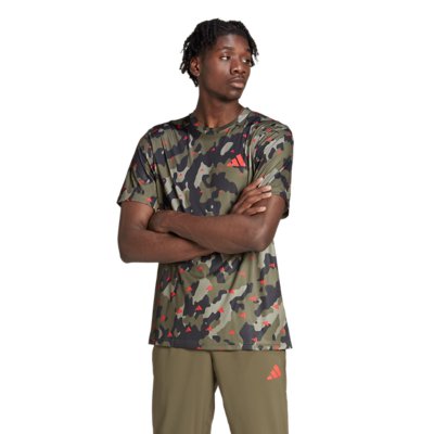 tee-shirt de training à manches courtes homme train essentials seasonal