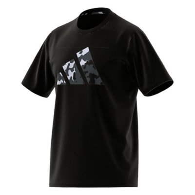 tee-shirt de training à manches courtes homme essentials seasonal logo