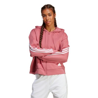 sweatshirt zippé à capuche femme 3s fz