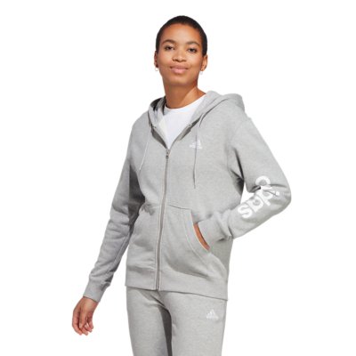 sweatshirt zippé à capuche femme lin ft fz hd