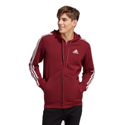 sweatshirt zippé à capuche homme m 3s fl fz hd