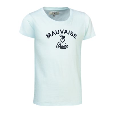 tee-shirt à manches courtes fille mauvaise graine