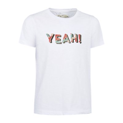 tee-shirt à manches courtes fille yeah