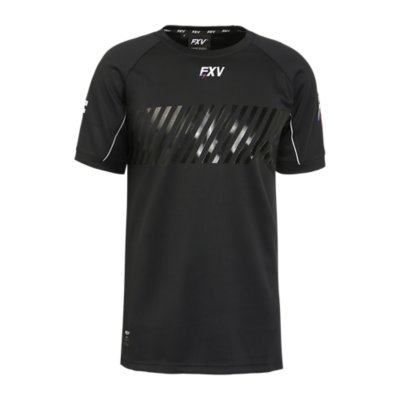 maillot de rugby enfant mail. training action noir