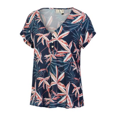 chemise à manches courtes femme good night day young flowers