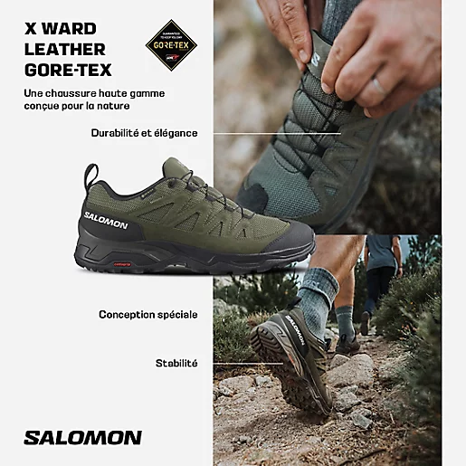 Chaussures de randonnée homme X Ward Leather GTX SALOMON
