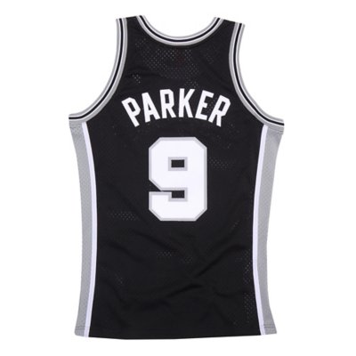 Maillot de basket NBA Spurs blanc et noir Parker – fripsquare