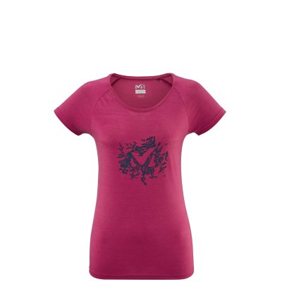 tee-shirt de randonnée à manches courtes femme imja wl p ts