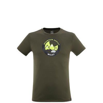 tee-shirt de randonnée à manches courtes homme dreamy peaks