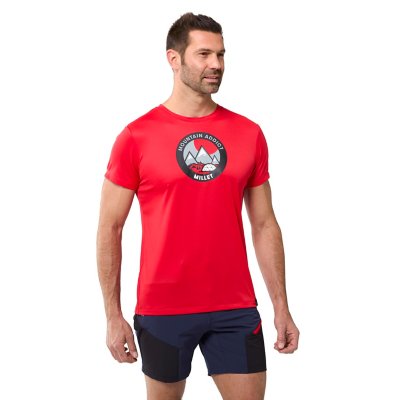 tee-shirt de randonnée à manches courtes homme dreamy peaks