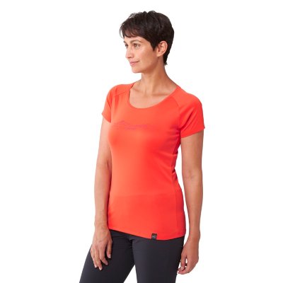 tee-shirt de randonnée à manches courtes femme hazy mountains