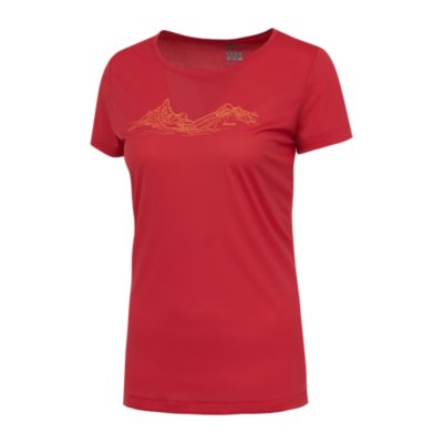 tee-shirt de randonnée à manches courtes femme zao