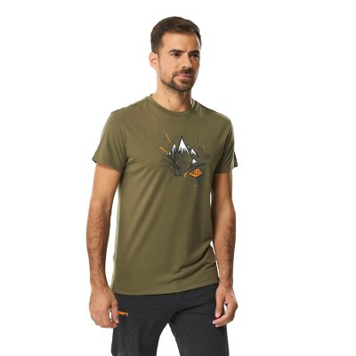 tee-shirt de randonnée à manches courtes homme boulder