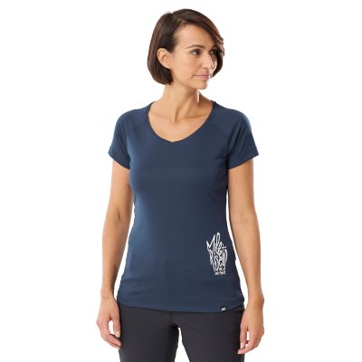 tee-shirt de randonnée à manches courtes femme trekker