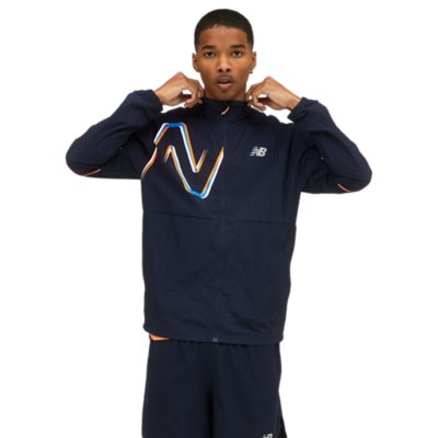 coupe-vent de running homme graphic impact packable