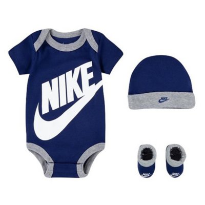 body bébé futura logo hat/bodysuit/bootie 3pc