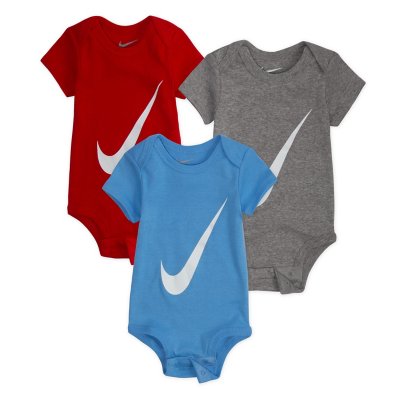 body bébé swoosh s/s bodysuit 3pk