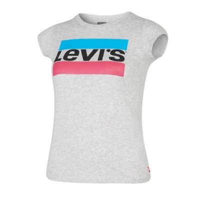 tee-shirt à manches courtes fille sportswear logo