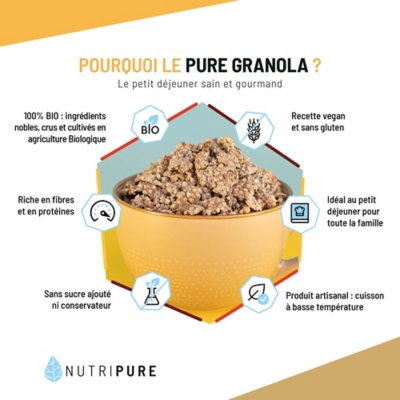 Nutripure Pure Granola Multigranos 350g