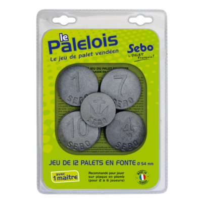 palet jeu de palets vendeens en fonte