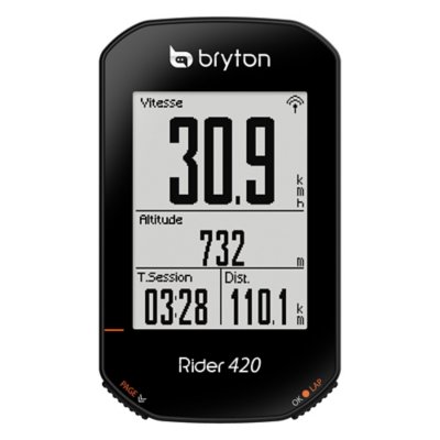 Gps De Vélo RIDER 420 E NOIR BRYTON