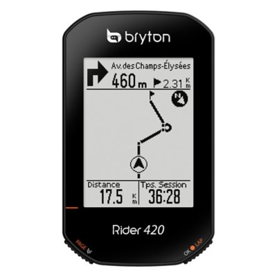 gps de vélo rider 420 e