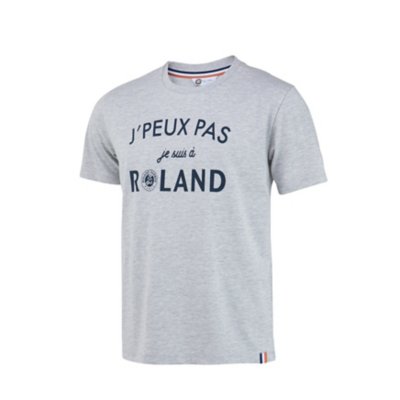 t-shirt manches courtes homme j'peux pas je suis à roland