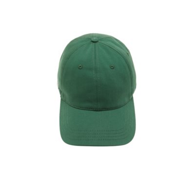 Casquette unisexe ajustable Lacoste en twill de coton biologique