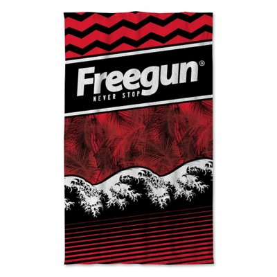 serviette de plage grande serviette freegun 100x17