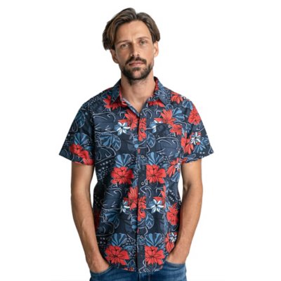 chemise à manches courtes homme shirt short sleeve aop