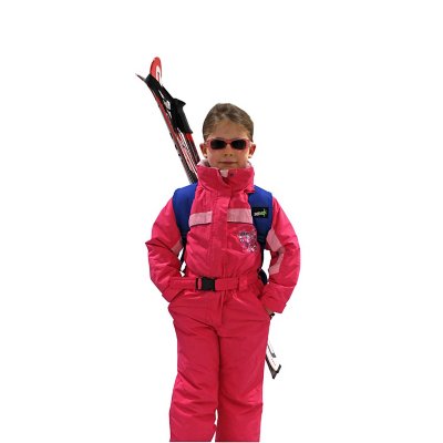 Porte skis Wantalis mains libres Enfant Bleu