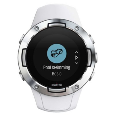 Montre GPS Cardio Suunto 5 G1 White BLANC SUUNTO INTERSPORT