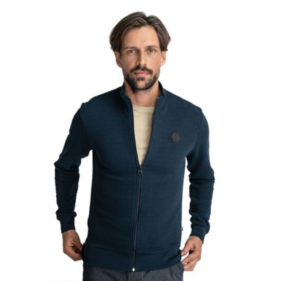 sweatshirt zippé homme sweater collar