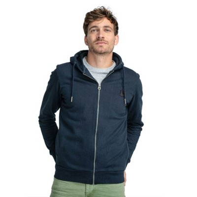 sweatshirt zippé à capuche homme sweater hooded zip