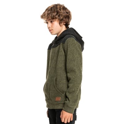 sweatshirt zippé à capuche garçon kelblozipyth b otlr