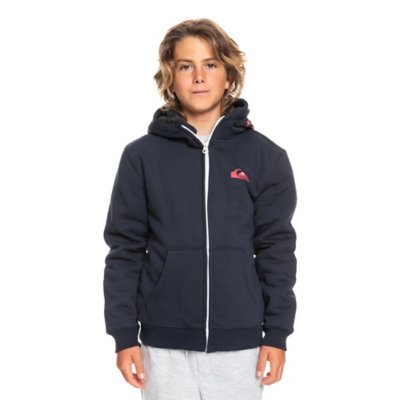 sweatshirt zippé à capuche garçon best wave