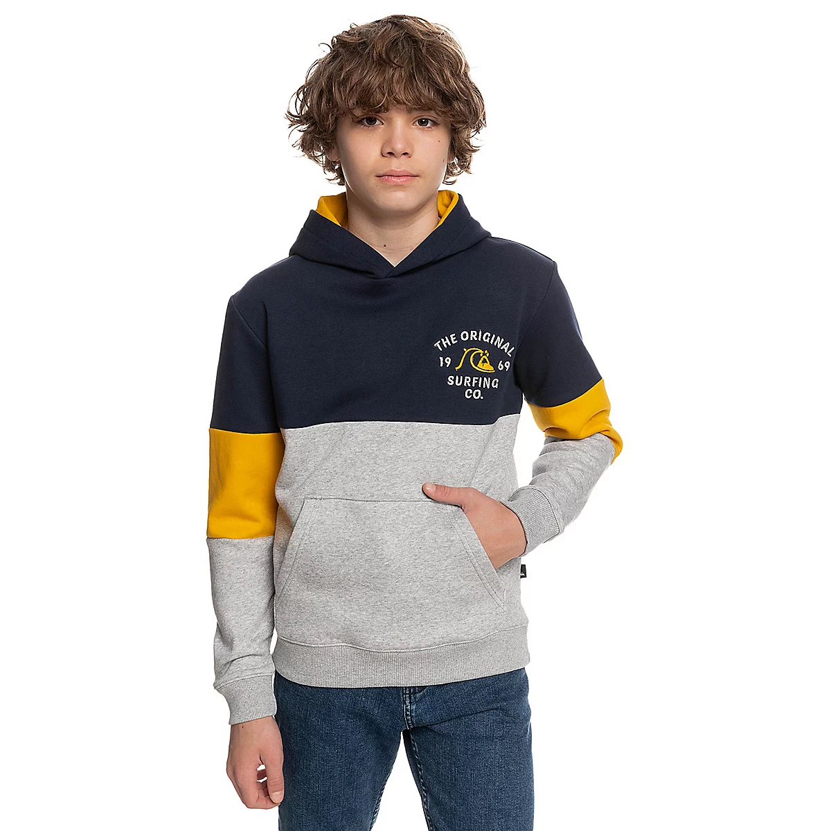 sweatshirt à capuche garçon school time b otlr