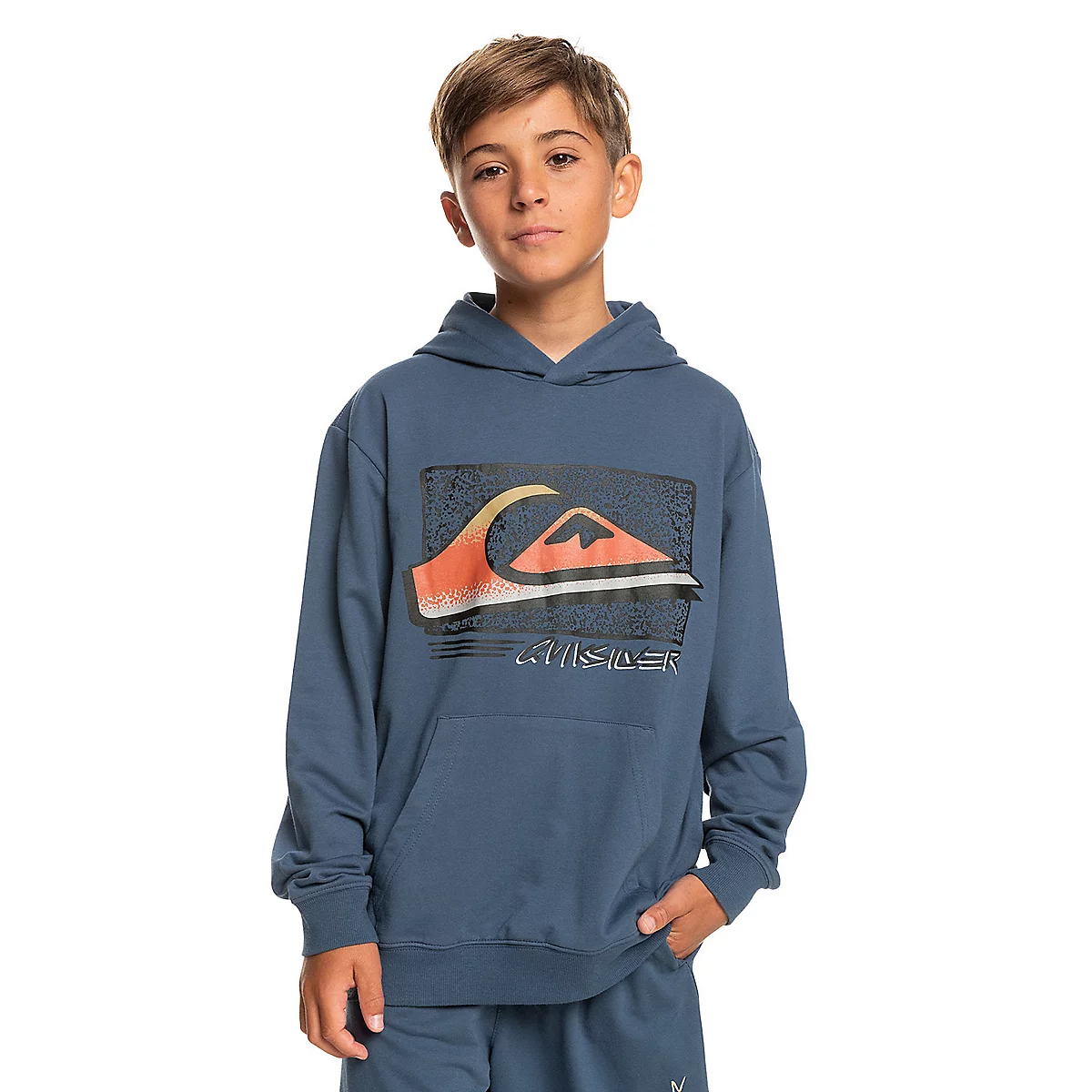 sweatshirt à capuche garçon retro fade hood youth